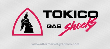 Tokico Shocks Decals 02 - Pair (2 pieces)